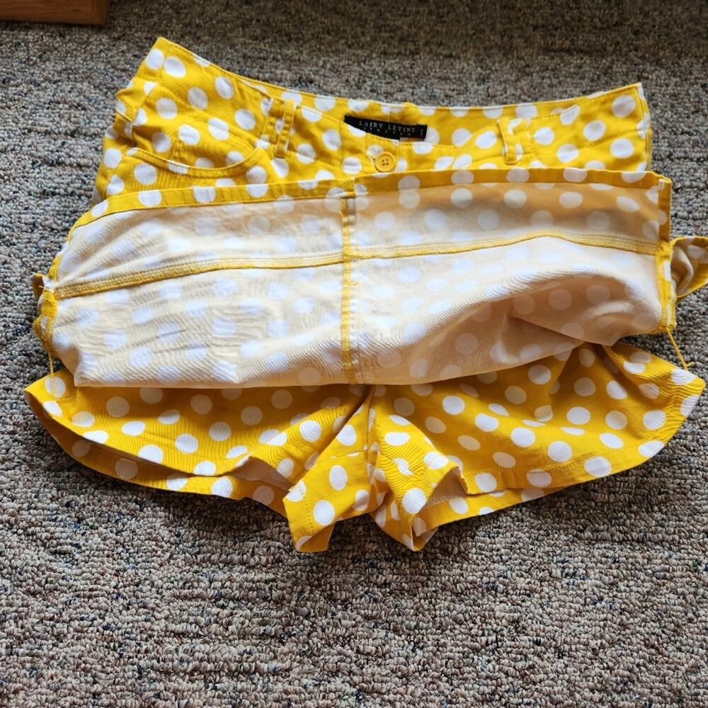 Larry Levine Stretch Retro polka dot skort 12 - Picture 4 of 6
